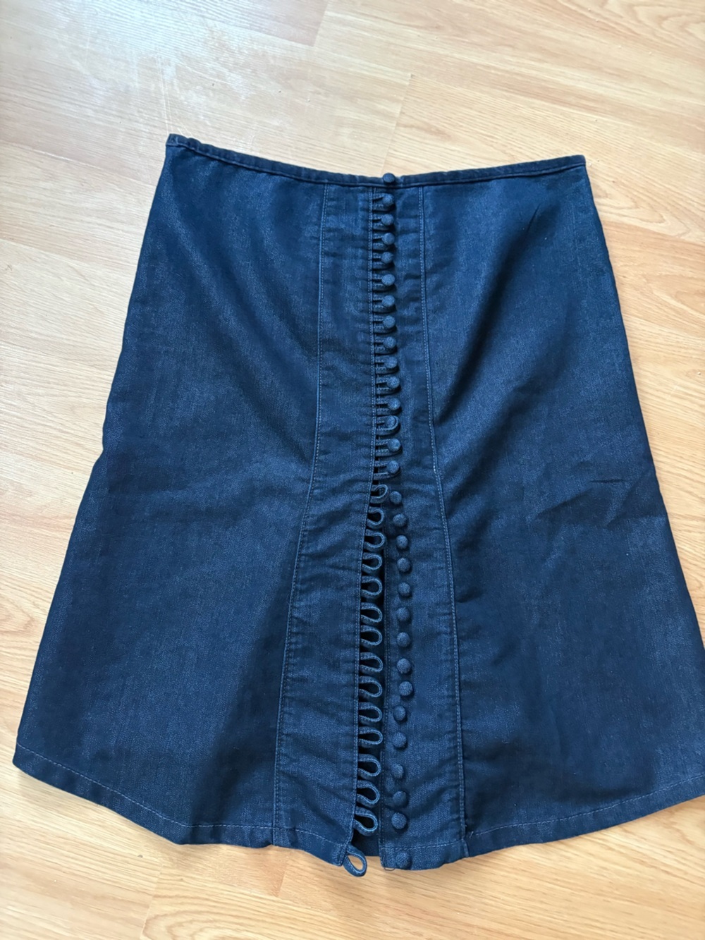 GAP Dark Navy Button back Mini Skirt Sz8